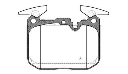 Комплект тормозных колодок (OPEN PARTS: BPA1491.00)