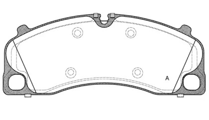 Комплект тормозных колодок (OPEN PARTS: BPA1509.00)