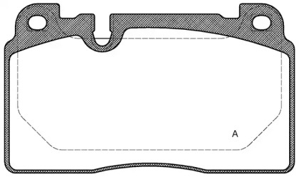 Комплект тормозных колодок (OPEN PARTS: BPA1527.00)