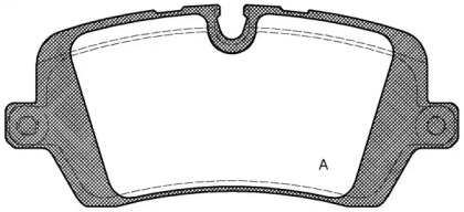 Комплект тормозных колодок (OPEN PARTS: BPA1541.00)