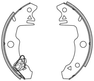 Комлект тормозных накладок (OPEN PARTS: BSA2005.00)