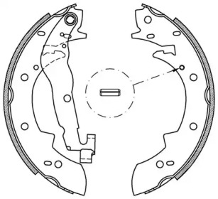 Комлект тормозных накладок (OPEN PARTS: BSA2007.00)