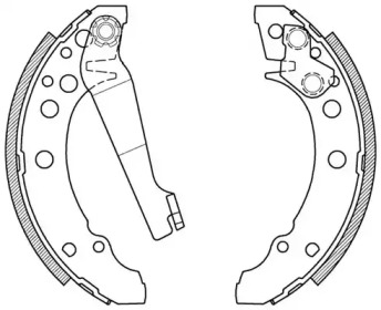 Комлект тормозных накладок (OPEN PARTS: BSA2013.00)