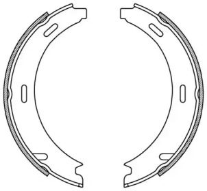 Комлект тормозных накладок (OPEN PARTS: BSA2040.00)