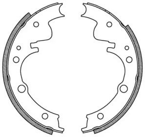 Комлект тормозных накладок (OPEN PARTS: BSA2045.00)