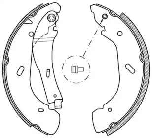 Комлект тормозных накладок (OPEN PARTS: BSA2048.00)