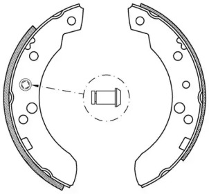 Комлект тормозных накладок (OPEN PARTS: BSA2049.00)