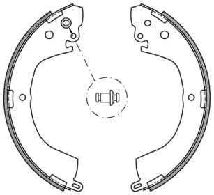 Комлект тормозных накладок (OPEN PARTS: BSA2057.00)