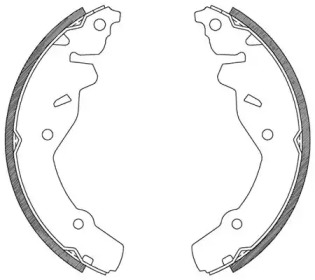 Комлект тормозных накладок (OPEN PARTS: BSA2106.00)