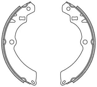 Комлект тормозных накладок (OPEN PARTS: BSA2109.00)