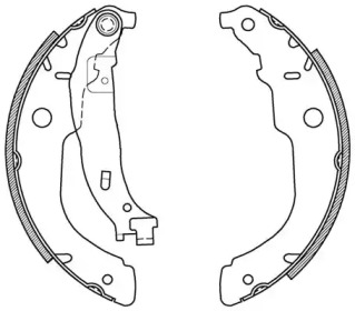 Комлект тормозных накладок (OPEN PARTS: BSA2119.00)