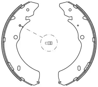 Комлект тормозных накладок (OPEN PARTS: BSA2120.00)