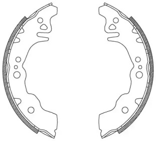 Комлект тормозных накладок (OPEN PARTS: BSA2127.00)