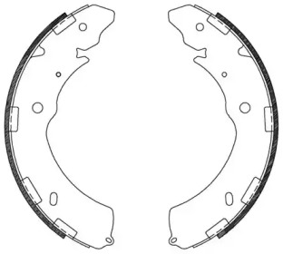 Комлект тормозных накладок (OPEN PARTS: BSA2129.00)