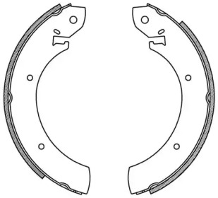 Комлект тормозных накладок (OPEN PARTS: BSA2130.00)