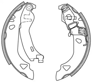 Комлект тормозных накладок (OPEN PARTS: BSA2131.00)