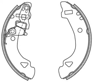 Комлект тормозных накладок (OPEN PARTS: BSA2132.00)