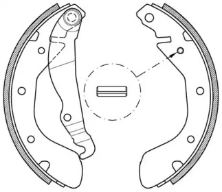 Комлект тормозных накладок (OPEN PARTS: BSA2138.00)