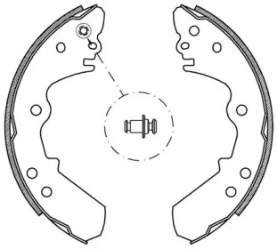 Комлект тормозных накладок (OPEN PARTS: BSA2139.00)