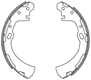 Комлект тормозных накладок (OPEN PARTS: BSA2144.00)