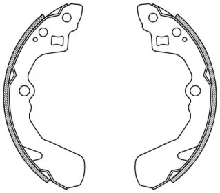 Комлект тормозных накладок (OPEN PARTS: BSA2145.00)