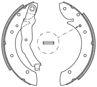 Комлект тормозных накладок (OPEN PARTS: BSA2148.00)