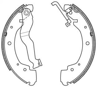 Комлект тормозных накладок (OPEN PARTS: BSA2153.00)