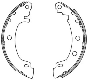 Комлект тормозных накладок (OPEN PARTS: BSA2157.00)