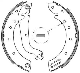 Комлект тормозных накладок (OPEN PARTS: BSA2171.00)