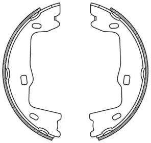 Комлект тормозных накладок (OPEN PARTS: BSA2176.00)