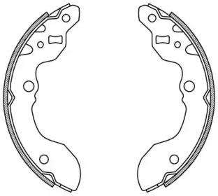 Комлект тормозных накладок (OPEN PARTS: BSA2178.00)