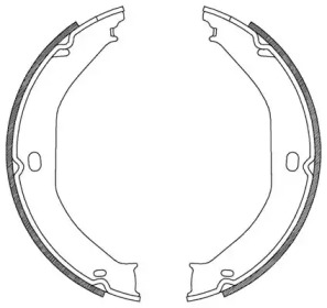 Комлект тормозных накладок (OPEN PARTS: BSA2183.00)