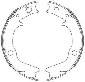 Комлект тормозных накладок (OPEN PARTS: BSA2185.00)