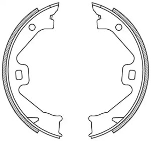 Комлект тормозных накладок (OPEN PARTS: BSA2186.00)