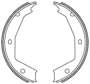 Комлект тормозных накладок (OPEN PARTS: BSA2187.00)