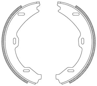 Комлект тормозных накладок (OPEN PARTS: BSA2188.00)