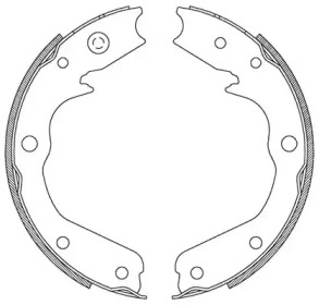 Комлект тормозных накладок (OPEN PARTS: BSA2191.00)