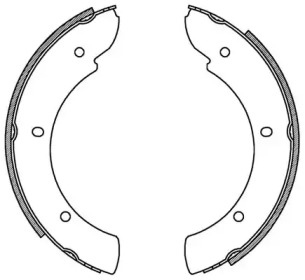 Комлект тормозных накладок (OPEN PARTS: BSA2193.00)