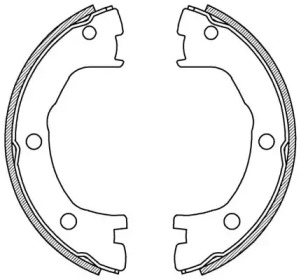 Комлект тормозных накладок (OPEN PARTS: BSA2194.00)