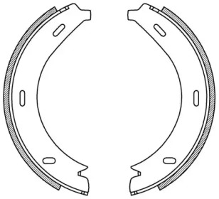 Комлект тормозных накладок (OPEN PARTS: BSA2195.00)