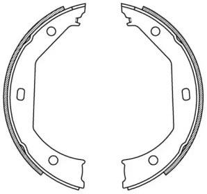 Комлект тормозных накладок (OPEN PARTS: BSA2198.00)