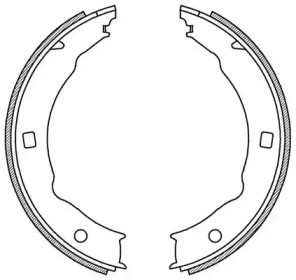 Комлект тормозных накладок (OPEN PARTS: BSA2199.00)