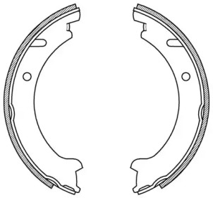 Комлект тормозных накладок (OPEN PARTS: BSA2203.00)