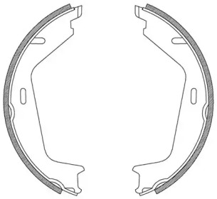 Комлект тормозных накладок (OPEN PARTS: BSA2205.00)