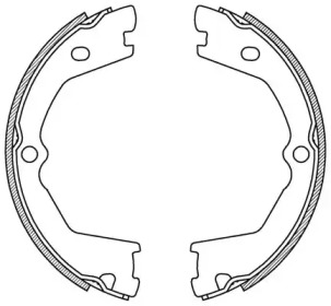 Комлект тормозных накладок (OPEN PARTS: BSA2209.00)