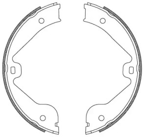 Комлект тормозных накладок (OPEN PARTS: BSA2211.00)