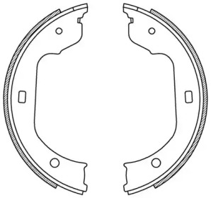 Комлект тормозных накладок (OPEN PARTS: BSA2213.00)