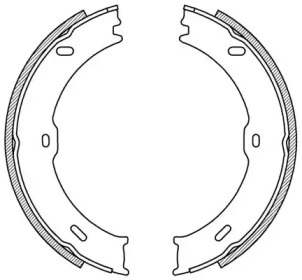 Комлект тормозных накладок (OPEN PARTS: BSA2217.00)