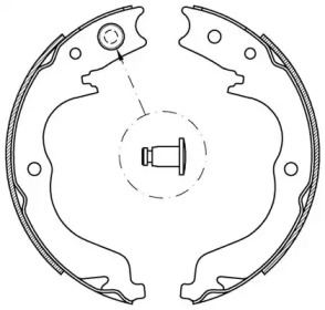 Комлект тормозных накладок (OPEN PARTS: BSA2219.00)