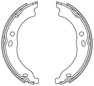 Комлект тормозных накладок (OPEN PARTS: BSA2221.00)